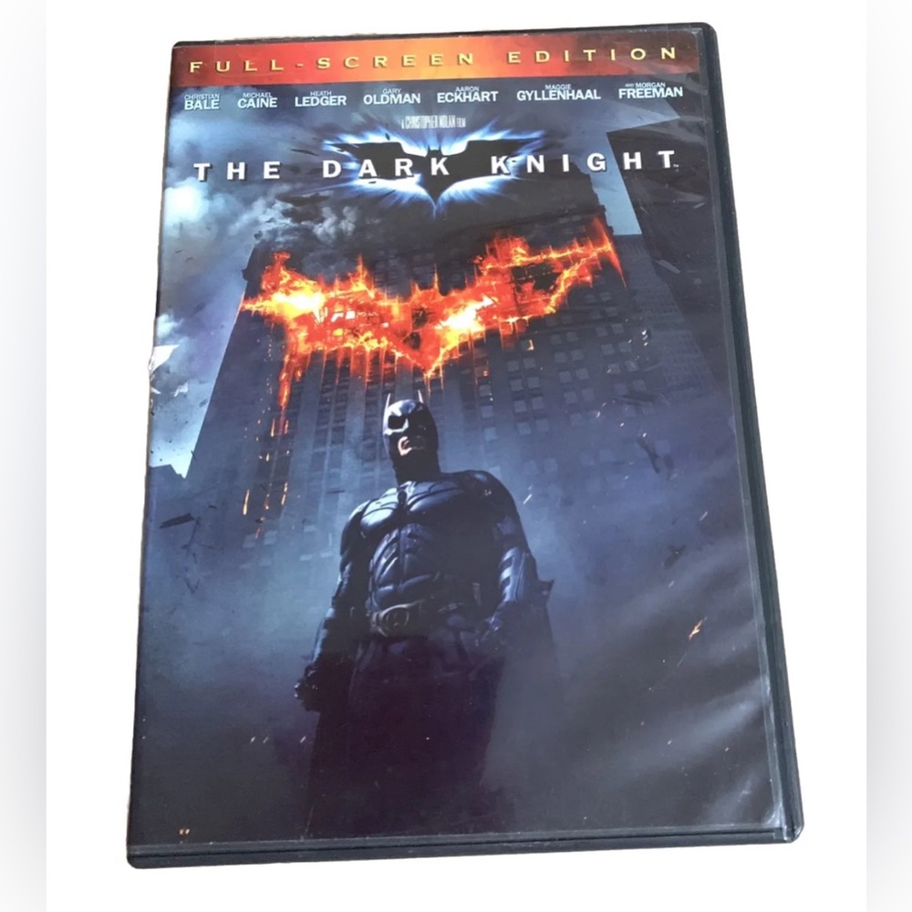 Batman The Dark Knight DVD 2008 Full Screen  Heath Ledger